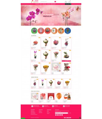 Opencart Journal Çiçekçi Tam Paket