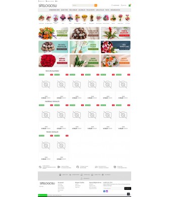 Opencart Journal Çiçekçi Tam Paket
